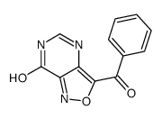 3-benzoyl-4H-[1,2]oxazolo[4,3-d]pyrimidin-7-one结构式