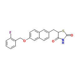 萘格列酮结构式