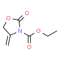3-Oxazolidinecarboxylic acid,4-methylene-2-oxo-,ethyl ester结构式