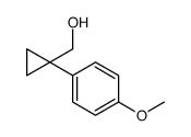 (1-(4-Methoxyphenyl)Cyclopropyl)Methanol Structure