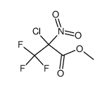 3,3,3-Trifluor-2-chlor-2-nitro-propionsaeure-methylester Structure
