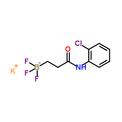 Potassium (3-((2-chlorophenyl)amino) -3-oxopropyl)trifluoroborate Structure