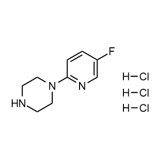 1-(5-氟吡啶-2-基)哌嗪三盐酸盐结构式