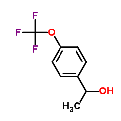 1-[4-(三氟甲氧基)苯基]乙醇结构式
