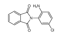 4-氯-2-邻苯二甲酰亚氨基苯胺结构式