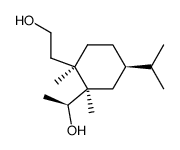 (1R,2R,4R)-1,2,-dimethyl-2-(1-hydroxyethyl)-4-isopropylcyclohexaneethanol Structure