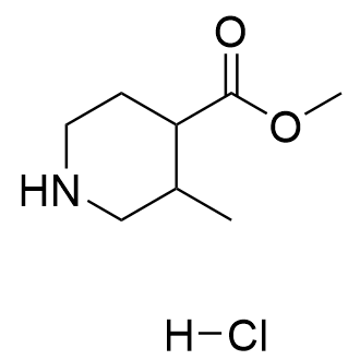 3-甲基哌啶-4-羧酸甲酯盐酸盐结构式