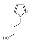 3-(1-吡唑基)-1-丙醇结构式
