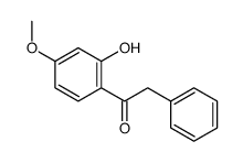 1-(2-羟基-4-甲氧基苯基)-2-苯乙酮结构式