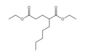 diethyl 2-pentylpentanedioate Structure