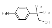 2-(4-氨苯基)-2-甲基-1-丙醇结构式