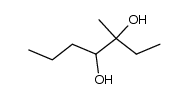 3-methyl-heptane-3,4-diol结构式