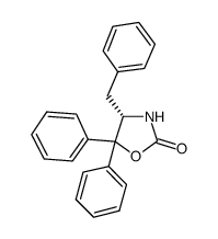(S)-5,5-二苯基-4-苄基-2-噁唑烷酮结构式