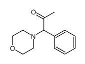 1-morpholin-4-yl-1-phenylpropan-2-one Structure