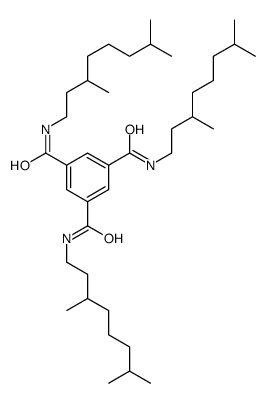 1-N,3-N,5-N-tris(3,7-dimethyloctyl)benzene-1,3,5-tricarboxamide结构式