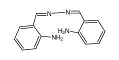 bis-(2-amino-benzylidene)-hydrazine Structure