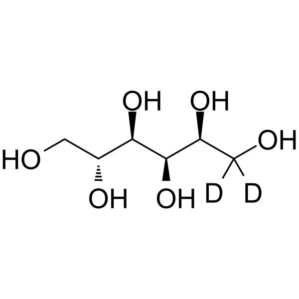 山梨醇 d2结构式