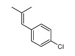 Styrene, 4-chloro-beta,beta-dimethyl- Structure