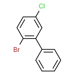 2-溴-5-氯-1,1'-联苯结构式