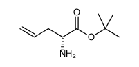 (R)-2-氨基-4-戊烯酸叔丁酯结构式