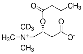 丁酰左旋肉碱 -D3结构式