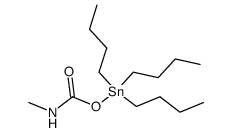 O-(Tri-n-butylstannyl)-N-methylcarbamat Structure