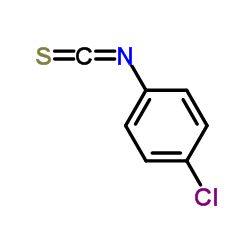 4-氯苯基异硫氰酸酯结构式