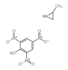2-methylaziridine; 2,4,6-trinitrophenol structure