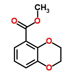 2,3-二氢苯并[b][1,4]二氧杂环己烷基-5-羧酸甲酯结构式
