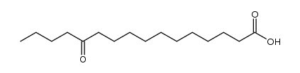 12-氧代十六酸 12-Keto-hexadecansaeure结构式