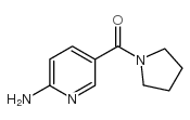 (6-氨基吡啶-3-基)(吡咯烷-1-基)甲酮结构式