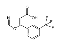 5-(3-三氟甲基苯基)-噁唑-4-羧酸结构式