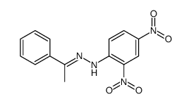 (E)-Acetophenone 2,4-dinitrophenyl hydrazone结构式