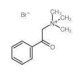 Benzeneethanaminium,N,N,N-trimethyl-b-oxo-,bromide (1:1) Structure