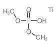 Phosphoric acid,dimethyl ester, titanium(3+) salt (8CI) Structure