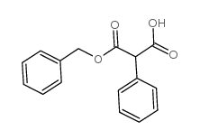 phenylmalonic acid monobenzyl ester Structure