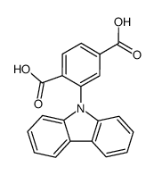 2-(carbazol-9-yl)terephthalic acid结构式