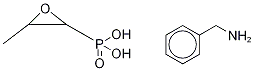 rac Fosfomycin-13C3 Benzylamine Salt Structure
