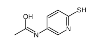 N-(6-sulfanylidene-1H-pyridin-3-yl)acetamide结构式