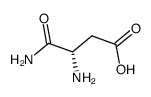 (S)-3,4-二氨基-4-氧代丁酸结构式