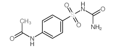 Acetamide,N-[4-[[(aminocarbonyl)amino]sulfonyl]phenyl]-结构式