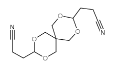 3,9-bis(2-cyanoethyl)-2,4,8,10-tetraoxaspiro[5.5]undecane Structure