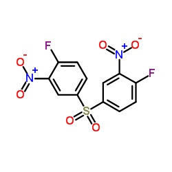 4,4'-二氟-3,3'-二硝基二苯砜结构式