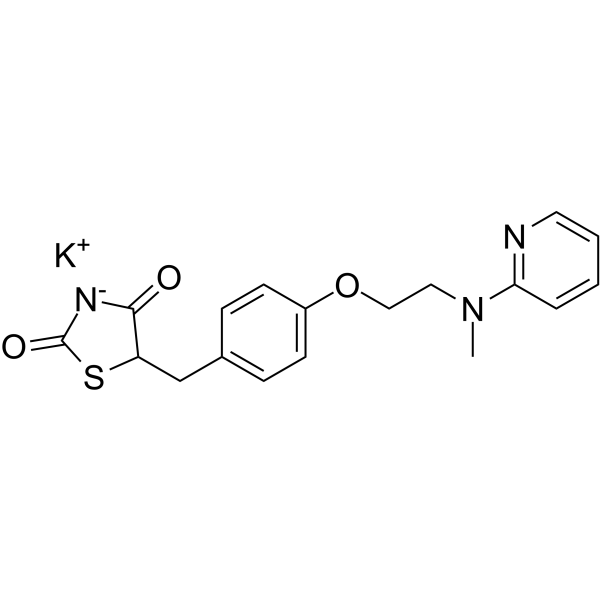 罗格列酮钾盐结构式