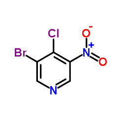 3-Bromo-4-chloro-5-nitropyridine Structure