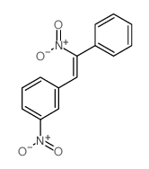 Benzene,1-nitro-3-(2-nitro-2-phenylethenyl)- Structure