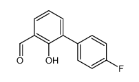 3-(4-fluorophenyl)-2-hydroxybenzaldehyde结构式