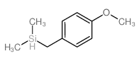 (4-methoxyphenyl)methyl-dimethyl-silicon Structure