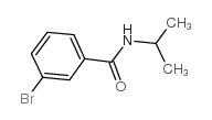 3-溴-N-异丙基苯甲酰胺结构式