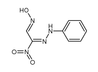 2-nitro-2-(phenylhydrazono)acetaldehyde oxime Structure